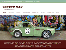 Tablet Screenshot of petermayengineering.com